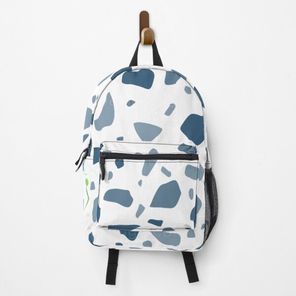 Item preview, Abstract Terrazzo Speckle Pattern - Blue & Gray Geometric Shapes Graphic designed and sold by GenZFashion000.