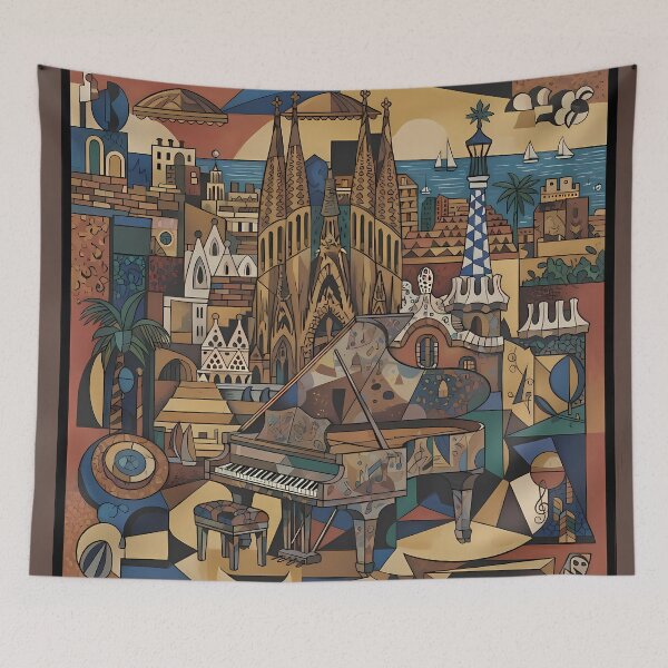 Item preview, Barcelona Mosaic Dreams designed and sold by Grigorii Palamarchuk Pianist.