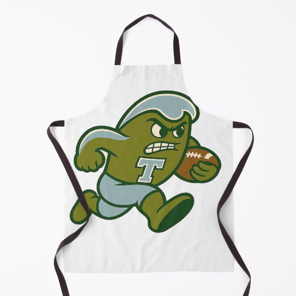 Item preview, Green Wave retro football mascot designed and sold by BryWestWhit.