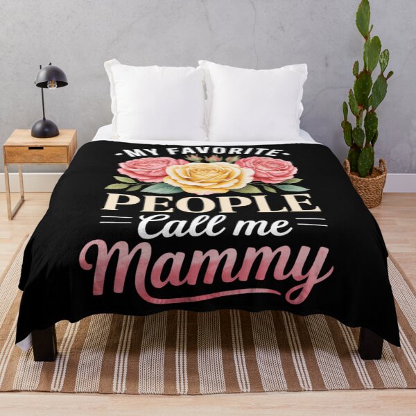 Item preview, My Favorite People Call Me Mammy Floral Grandma Flowers designed and sold by papertaless.