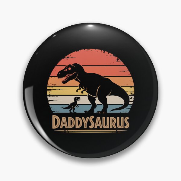 Item preview, Daddy Dinosaur Daddysaurus 2 Two Kids Father's Day dad designed and sold by papertaless.
