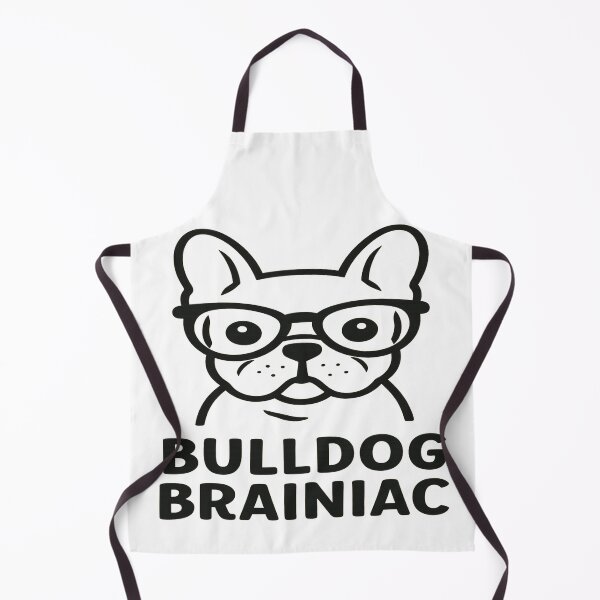 Item preview, Bulldog Brainiac  Funny Dog Lover Design with Glasses for French Bulldog Owners designed and sold by POD DYNASTY | Original Print On Demand T-Shirt Graphics.