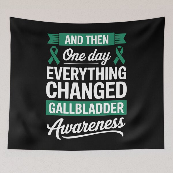 Item preview, Everything Changed Gallbladder Cancer Awareness designed and sold by papertaless.