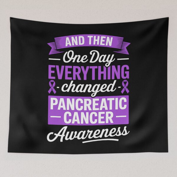 Item preview, Everything Changed Pancreatic Cancer Awareness  designed and sold by papertaless.