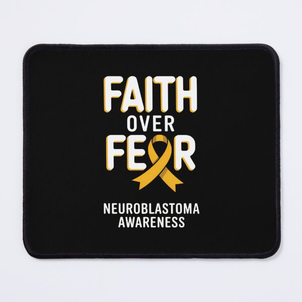 Item preview, Faith Over Fear Support Neuroblastoma Awareness Ribbon designed and sold by papertaless.