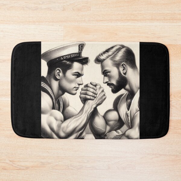 Item preview, Up Close and Personal Sailors Tom of Finland Tribute Gay Pride Graphic Design designed and sold by ItsAKinkThing.