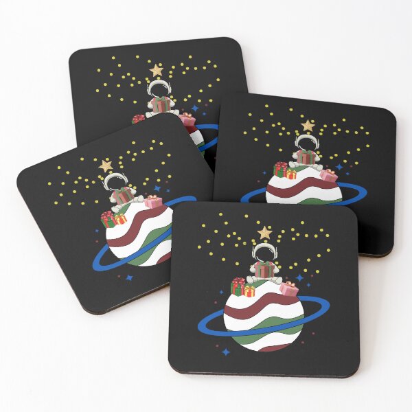 Item preview, Astronaut Celebrating Christmas, Christmas Planet. designed and sold by Umbrella urban.