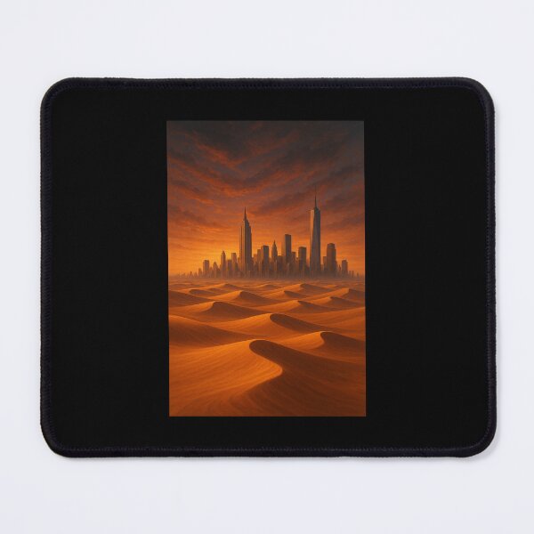 Item preview, Desert Skyline – Modern Urban Oasis designed and sold by NomadUSArt.