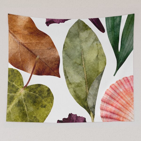 Item preview, Autumn & Ocean, Botanical & Coastal Harmony designed and sold by AlohaGoodday.