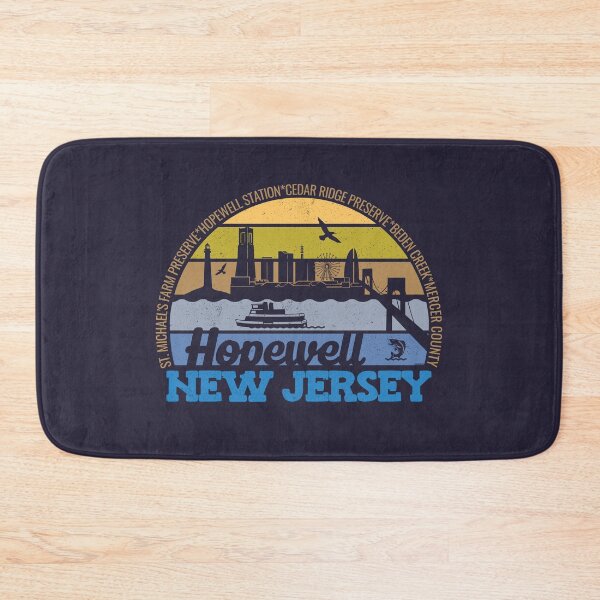 Artikelvorschau, Hopewell New Jersey Sonnenuntergang Retro Vintage Lokales Stolz-Logo entworfen und verkauft von CRHPOD20.