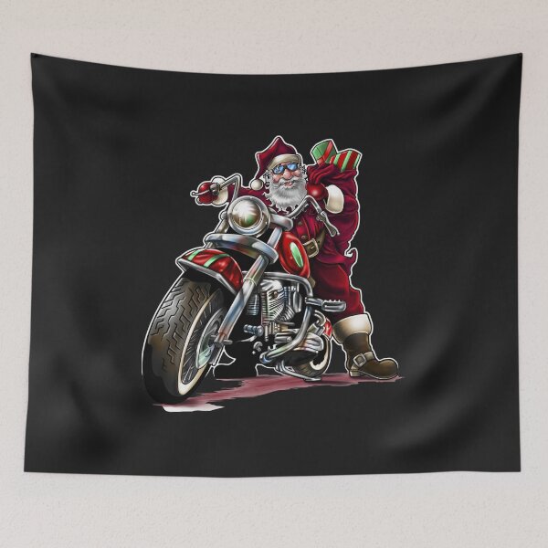 Item preview, Funny Motorcycle Biker Grandpa Santa Christmas Xmas designed and sold by MeziahCallez.