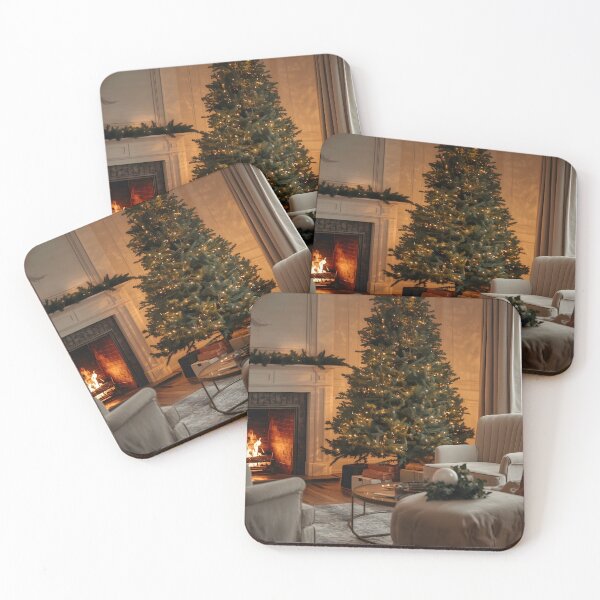 Item preview, Retro Christmas Ornaments – Soft Bokeh Background Art designed and sold by Valeree Store.
