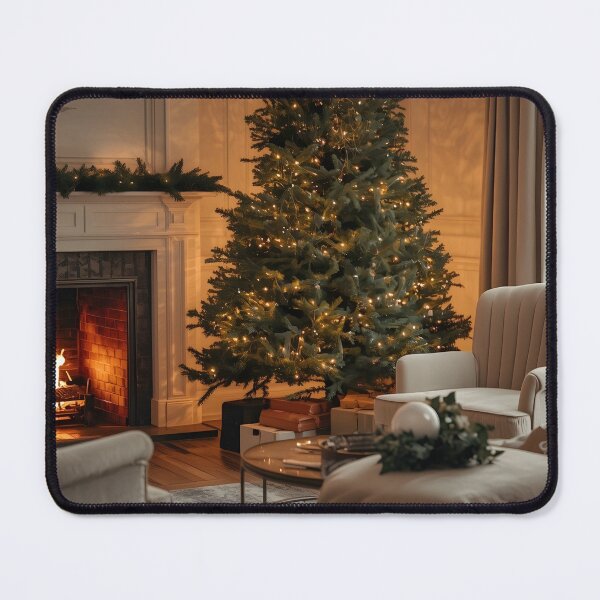 Item preview, Retro Christmas Ornaments – Soft Bokeh Background Art designed and sold by Valeree Store.