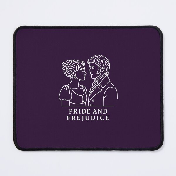Item preview, Pride and Prejudice Line Art | Elizabeth and Mr. Darcy designed and sold by biblio_phile.