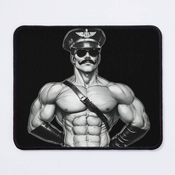 Item preview, Gay Leather Uniform Daddy Tom of Finland Tribute Berlin German Pride Graphic Design designed and sold by ItsAKinkThing.