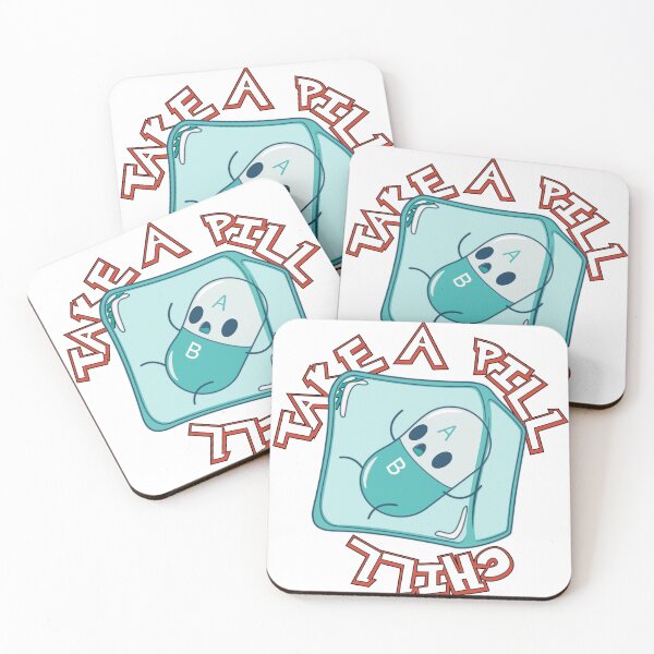 Item preview, Take a Pill... Chill. Stay Positive Tshirt, Hats designed and sold by Mile46.