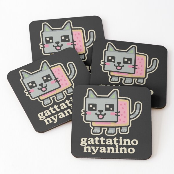 Item preview, Gattatino Nyanino Funny Cat Brainrot Gamer Meme Internet Culture designed and sold by MeziahCallez.