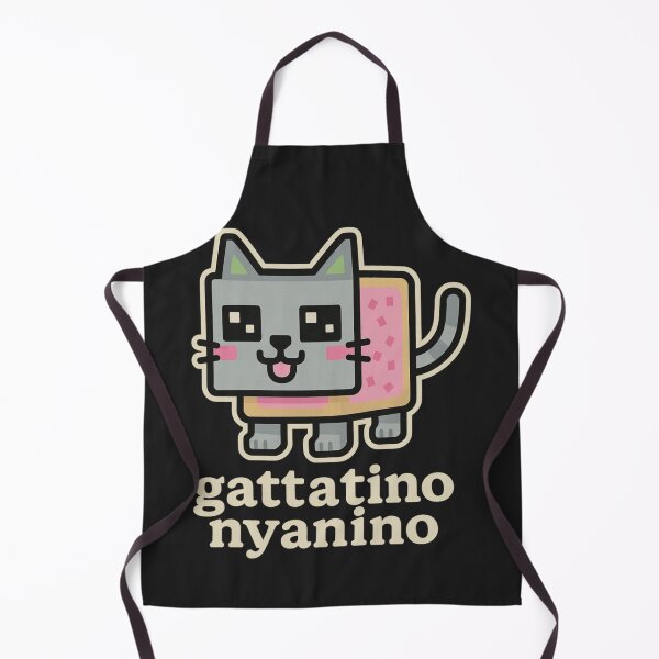 Aperçu de l'œuvre Gattatino Nyanino Chat drôle Brainrot Gamer Meme Culture Internet créée et vendue par MeziahCallez.