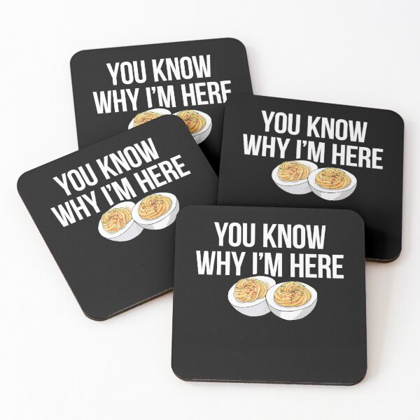 Item preview, Deviled Deviled Egg Holiday You Retro Funny Know Lovers Egg For Fans And Why Thanksgiving Gift Dinner I'm Here Humor designed and sold by PAMELANUNZIO.