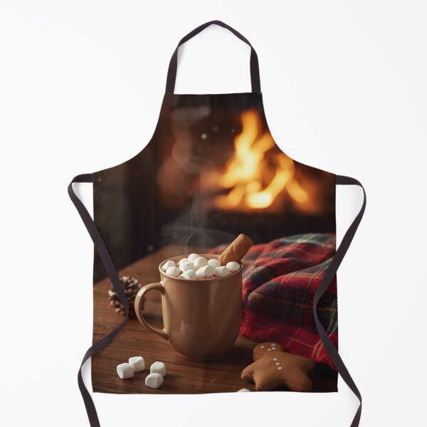 Item preview, Warm Winter Drink – Cozy Blanket & Holiday Snacks designed and sold by Valeree Store.