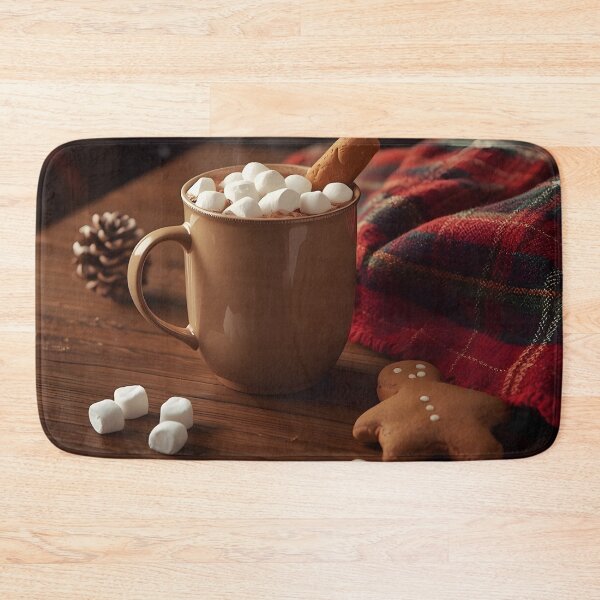 Item preview, Warm Winter Drink – Cozy Blanket & Holiday Snacks designed and sold by Valeree Store.
