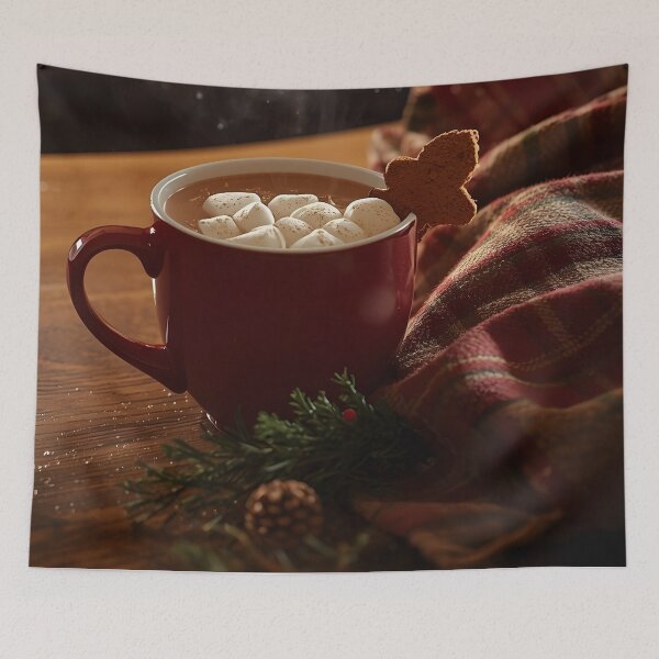 Item preview, Christmas Cocoa Moment – Gingerbread & Warm Light designed and sold by Valeree Store.