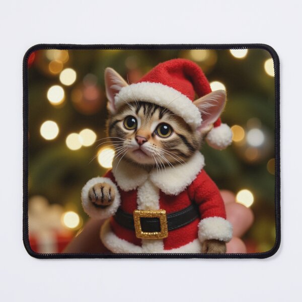 Item preview, Pocket-Sized Xmas Kitty – Adorable Santa Cat Design designed and sold by TroyTheTerrific.