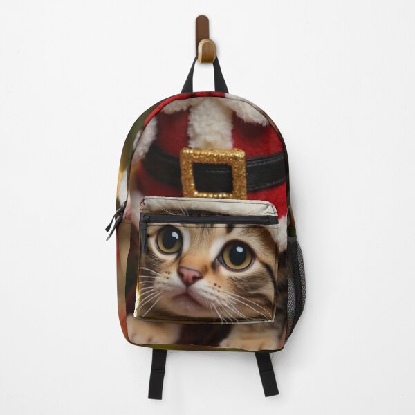 Item preview, Pocket-Sized Xmas Kitty – Adorable Santa Cat Design designed and sold by TroyTheTerrific.