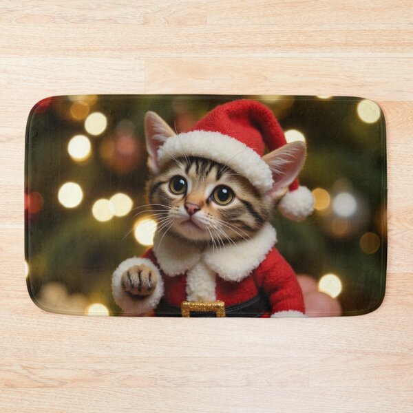 Item preview, Pocket-Sized Xmas Kitty – Adorable Santa Cat Design designed and sold by TroyTheTerrific.