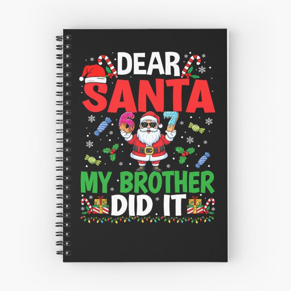 Item preview, It Did Retro Santa Christmas Funny Vintage Dear Holiday My Brother designed and sold by MediarMedic.