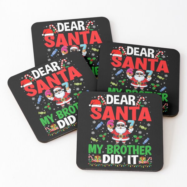 Item preview, It Did Retro Santa Christmas Funny Vintage Dear Holiday My Brother designed and sold by MediarMedic.