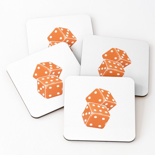 Item preview, Vibrant Orange Dice designed and sold by TangXin.