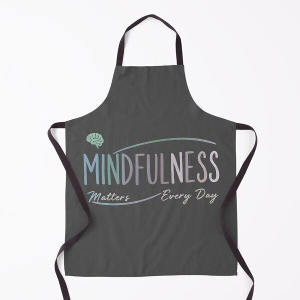 Item preview, Mindfulness Matters Every Day – Pastel Wellness Quote with Brain Icon | Calm Aesthetic Design designed and sold by PureBrain.