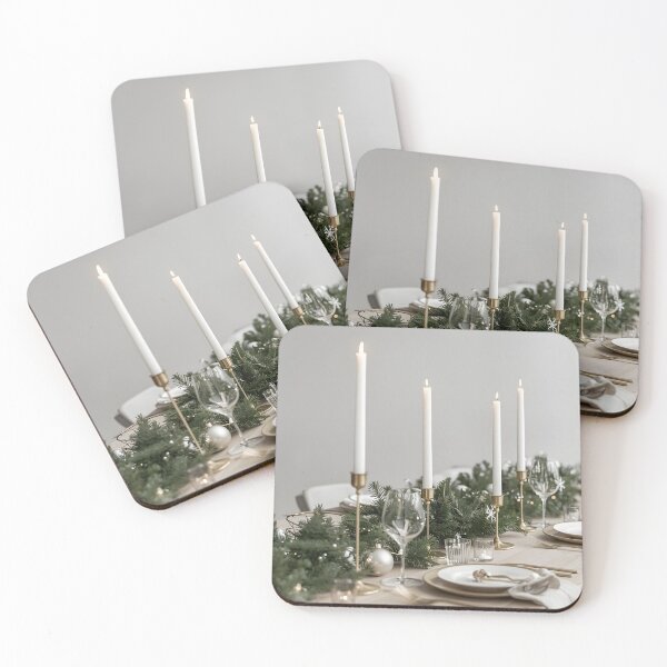 Item preview, Modern Christmas Setting – Cozy Scandinavian Decor designed and sold by Valeree Store.