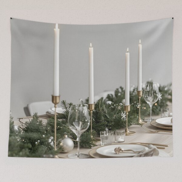 Item preview, Modern Christmas Setting – Cozy Scandinavian Decor designed and sold by Valeree Store.