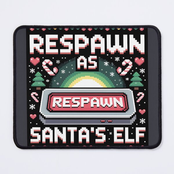 Item preview, Respawn as Santa's Elf Gaming Christmas Shirt Funny Gamer Holiday Gift | 2025 designed and sold by GiftsForge.