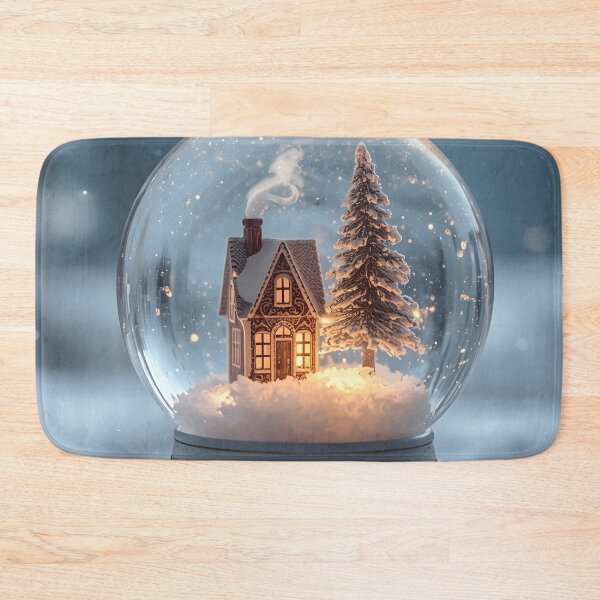 Item preview, Magical Winter Scene – Light-Up Snow Globe Design designed and sold by Valeree Store.