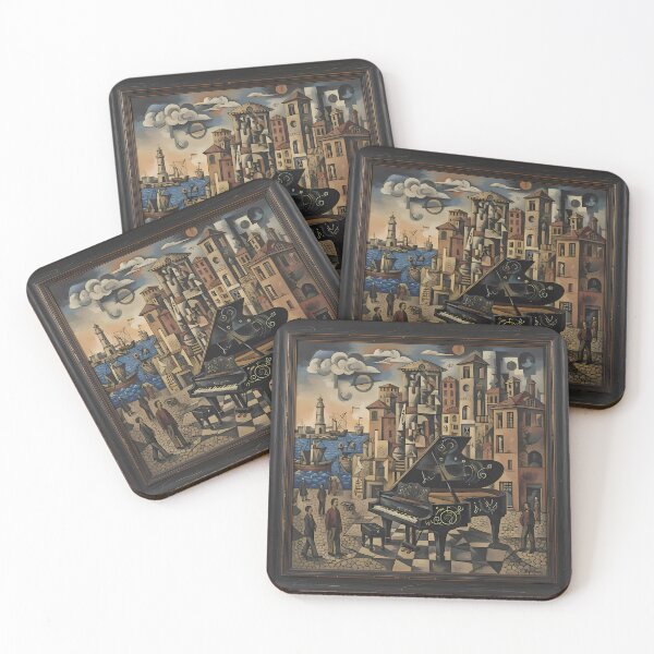 Item preview, Genoa Harbor Melody designed and sold by Grigorii Palamarchuk Pianist.