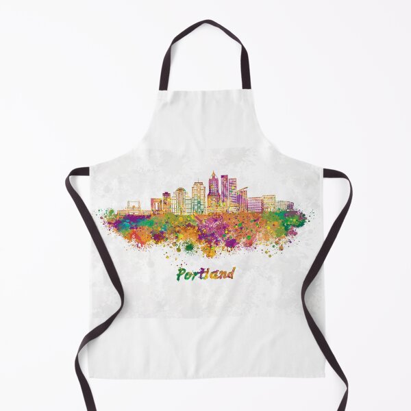 Item preview, Portland skyline in watercolor Resist Portland Frog Protest,Anti ICE Anti Fascism Vintage Activist , Resistance Essential  designed and sold by BePosh.