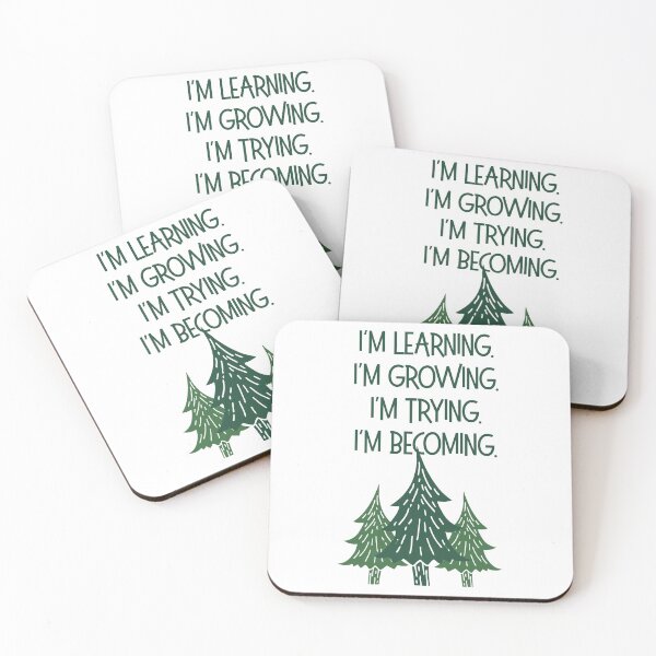 Item preview, Three Pines Motivational Forest Quote designed and sold by Imaginationbeyond.