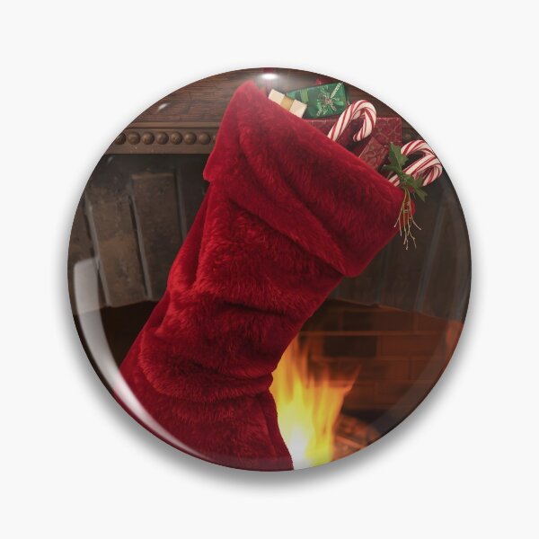 Item preview, Festive Fireplace Stocking – Holiday Surprise Art designed and sold by Valeree Store.