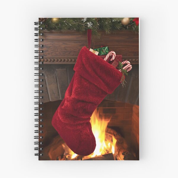 Item preview, Festive Fireplace Stocking – Holiday Surprise Art designed and sold by Valeree Store.