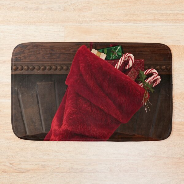 Item preview, Festive Fireplace Stocking – Holiday Surprise Art designed and sold by Valeree Store.