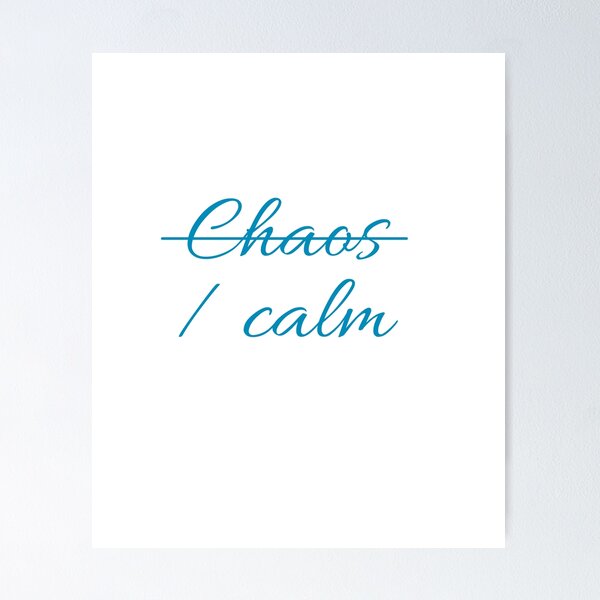 Item preview, Chaos/Calm – 'The Balance We Wear' couples and in relationships design. designed and sold by TR_fairydesigns.