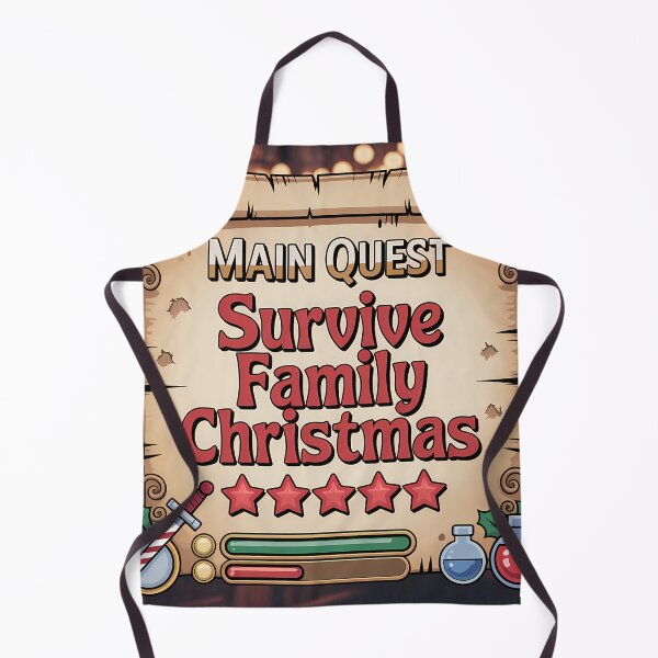 Item preview, Main Quest Survive Family Christmas Funny Gaming Holiday Shirt Gamer Gift designed and sold by GiftsForge.