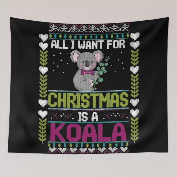 Item preview, All I Want For Christmas is Koala Christmas Ugly Sweater designed and sold by VividDripCo.