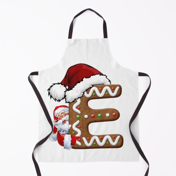 Item preview, Gingerbread Letter E Christmas Design | Cute Santa Alphabet Cookie Art designed and sold by Pandastore14.