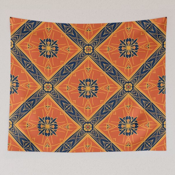 Item preview, Geometric Floral Tiles designed and sold by Kaleidoscope Print.