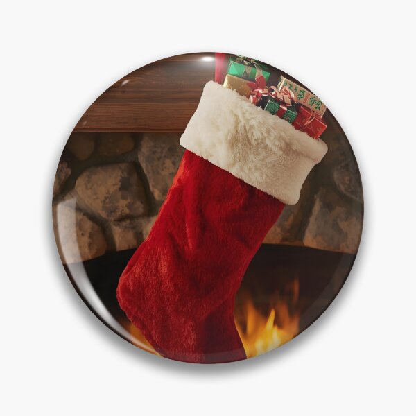 Item preview, Warm Holiday Hearth – Cozy Stocking Illustration designed and sold by Valeree Store.