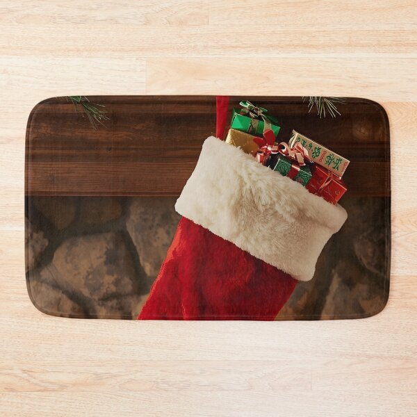 Item preview, Warm Holiday Hearth – Cozy Stocking Illustration designed and sold by Valeree Store.